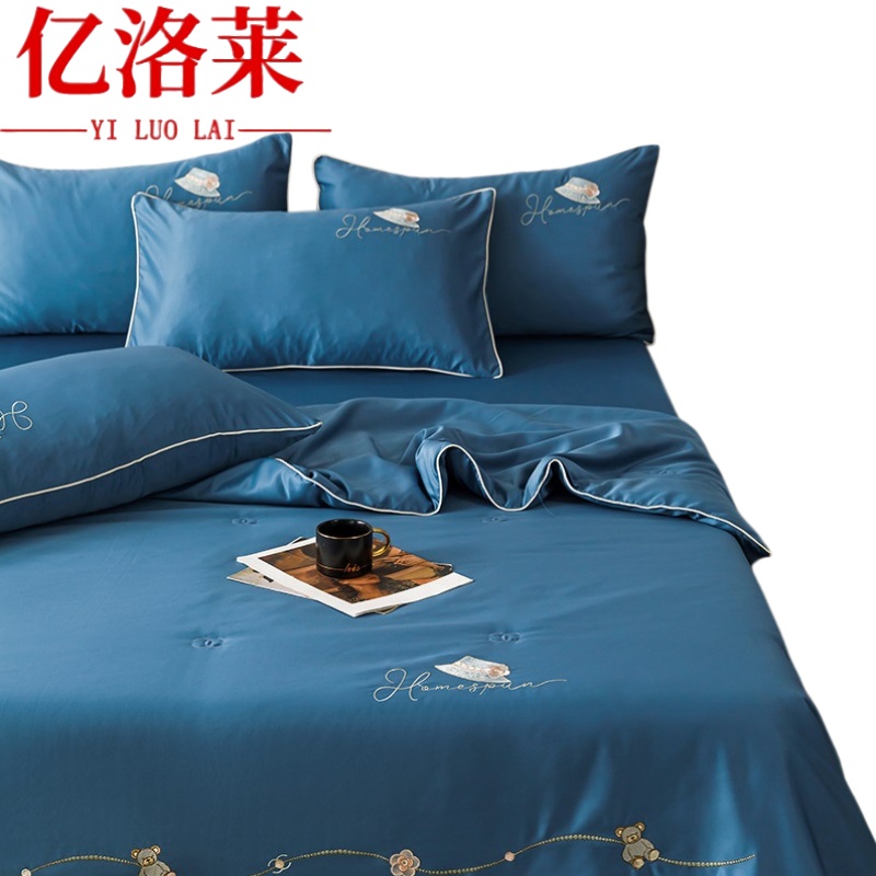 亿洛莱 夏被三件套 1.2m床 套高清大图