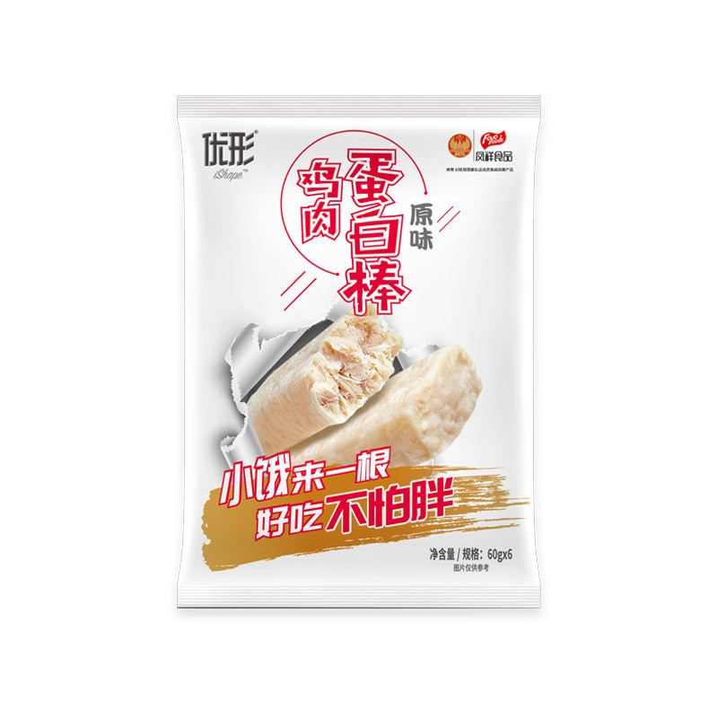 凤祥食品(Fovo Foods)优形鸡肉蛋白棒(原味)360g