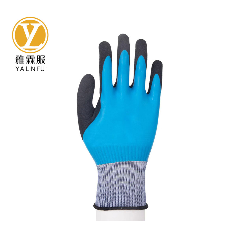 雅霖服 加绒加厚挂胶手套YLF-00194 双