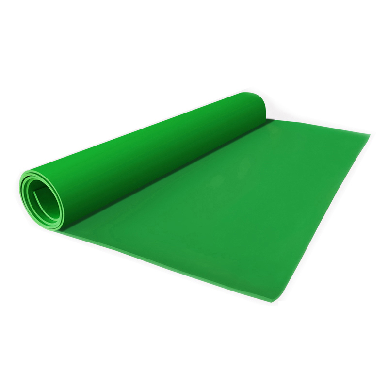 典虎 绝缘垫 绿色平面5mm*1.2m*5m 10kv 卷高清大图