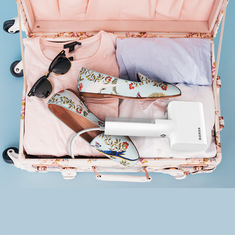 右趣手持蒸汽熨烫刷 便携挂烫机 800W 灰色高清大图