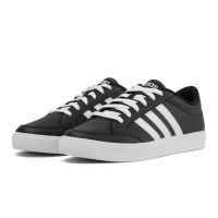 adidas 阿迪达斯男鞋 场下篮球鞋 VS SET 休闲运动鞋 BC0130 BC0131黑色 42码