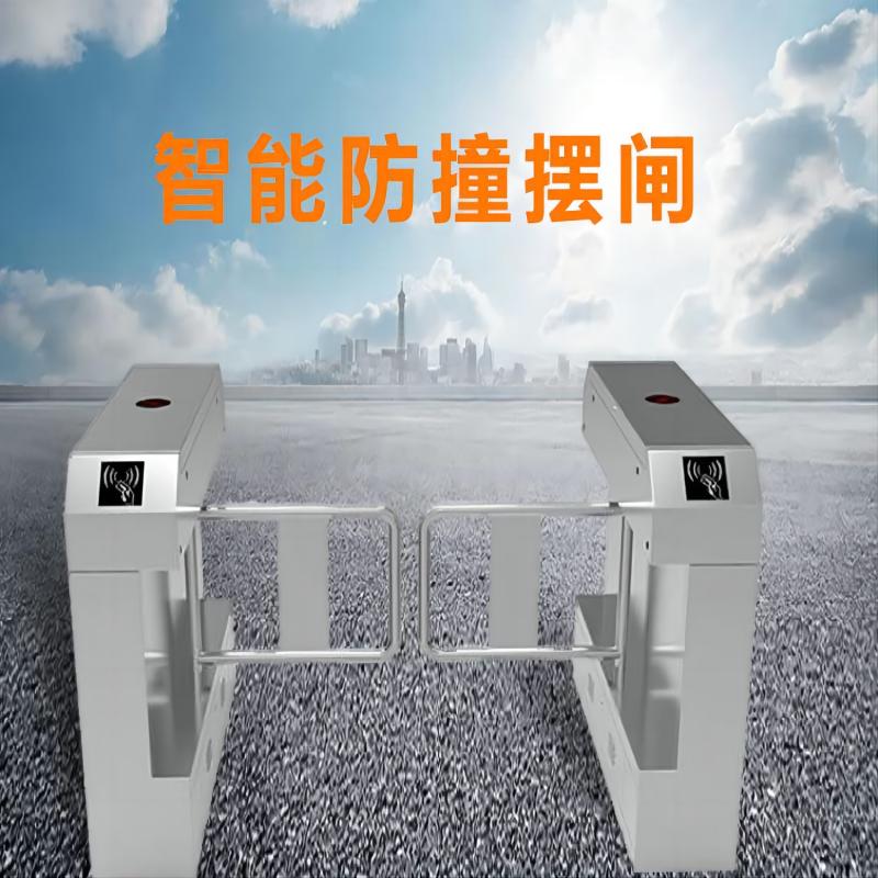 一目之光 人行闸机 金属防撞型 不锈钢摆叶 双边(全国免费安装)双边GNZJ-02S高清大图