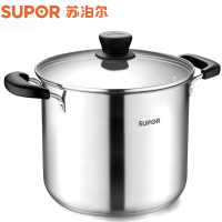 苏泊尔（SUPOR）ST22Z2汤锅 304不锈钢深型锅具 燃气灶电磁炉通用 直径22CM