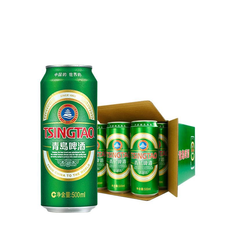 青岛啤酒 (TSINGTAO) 经典10度500ml*12