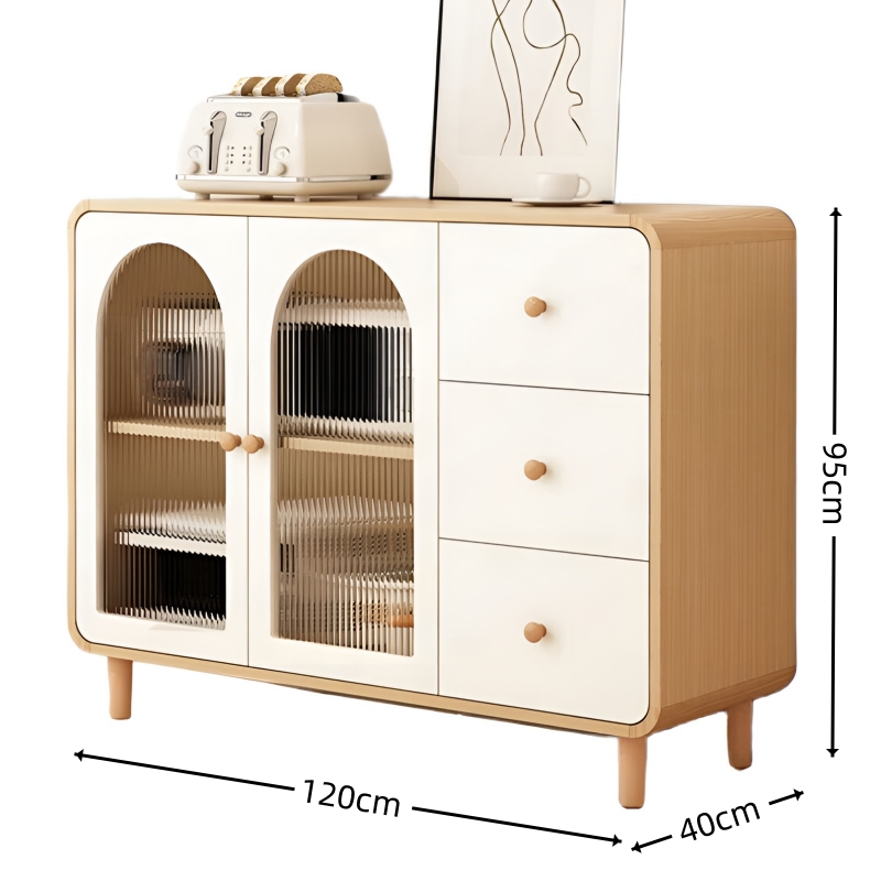 豫龙都 餐边柜 三抽 台高清大图