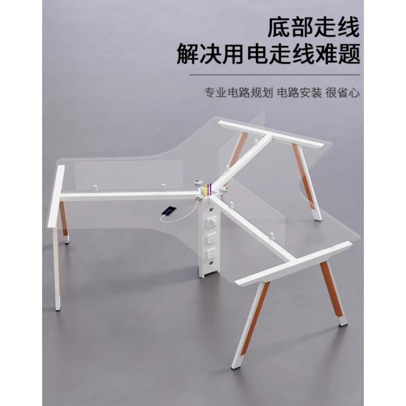 亿洛莱 九人职员桌椅 4908*3924mm 套图片