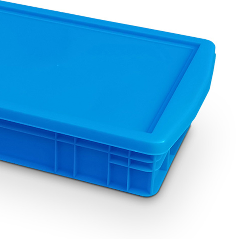 臻远ZY-SNXD-78收纳储物箱长方形物流中转箱带盖子 460*330*95mm高清大图