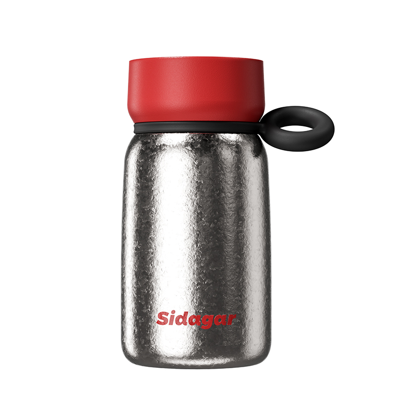 世大家 西兰花随享钛杯350ml银耀红荔(红)