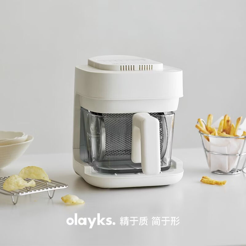 OLAYKS立时2L多功能免翻面空气炸锅一键操作高效低脂健康烹饪
