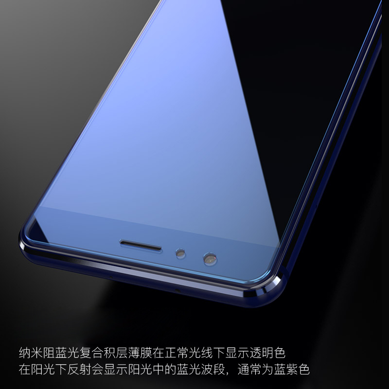 [买2送手机壳]轻万适用华为p10青春版钢化膜honor非全屏玻璃贴膜荣耀p10lite高清大图