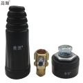 嵩源 电焊机快速接头成套插头插座 焊把线连接器 黑色 DKJ50-70/套