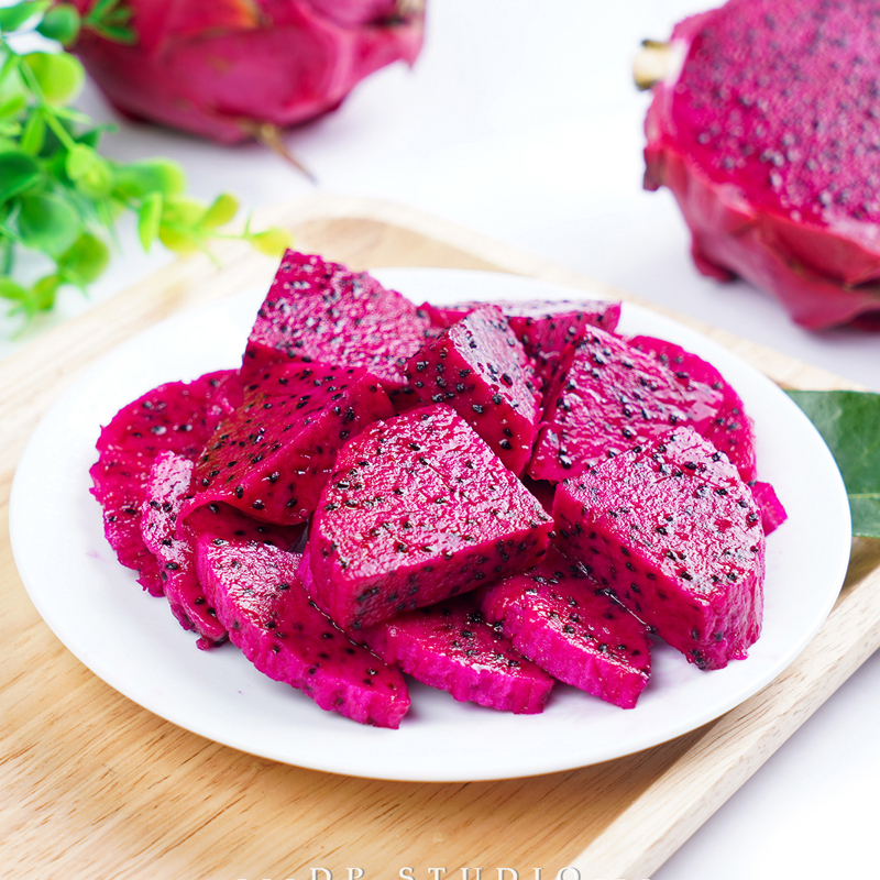 [苏鲜生]云南金都一号红心火龙果 净重2.8斤 中果 箱装 热带水果 当季新鲜水果高清大图