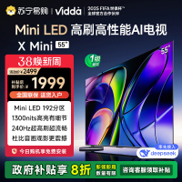 Vidda X Mini 55英寸海信电视Mini LED高刷液晶4K电视机家用新款