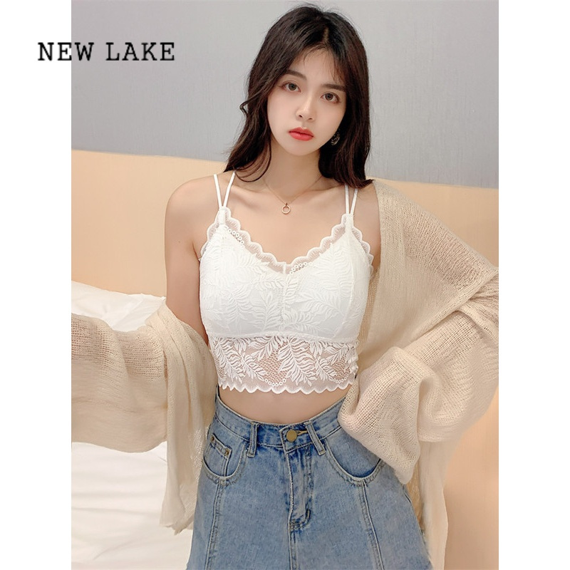 newlake美背抹胸内衣女打底防走光小胸聚拢上托裹胸文胸夏季外穿吊带
