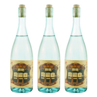 山西太原酒厂晋泉 高粱白 66度原浆 750ml*3瓶 高粱白酒 裸瓶 山西特产