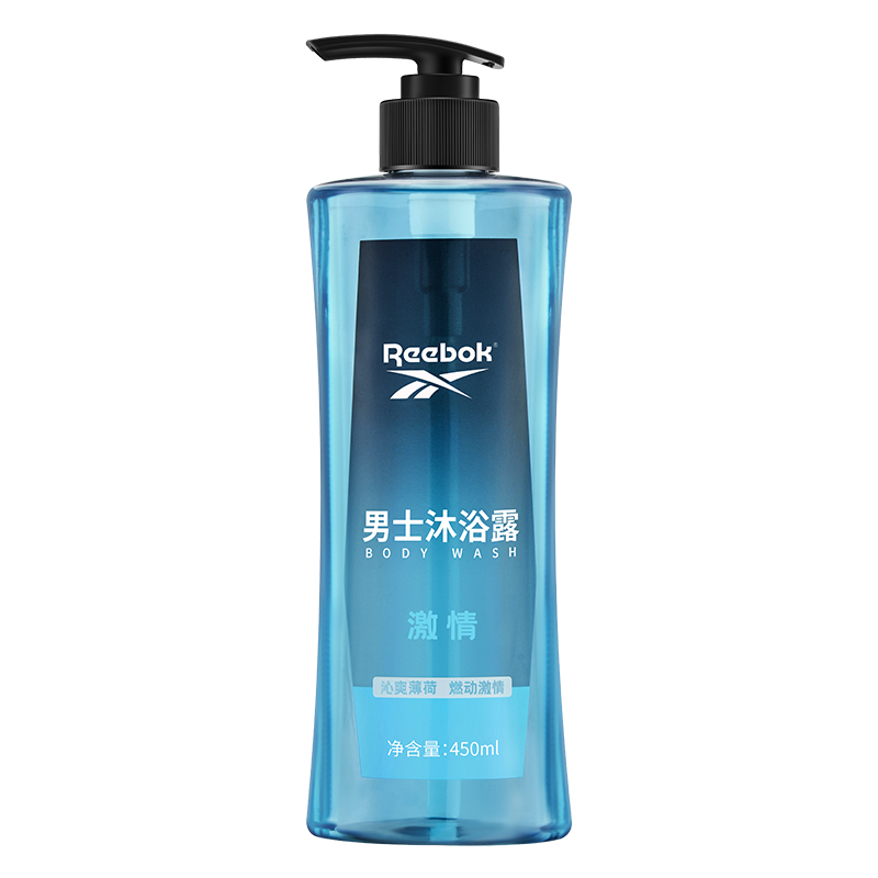 REEBOK锐步醒肤沐浴露-激情400ml 男士沐浴乳旅行装