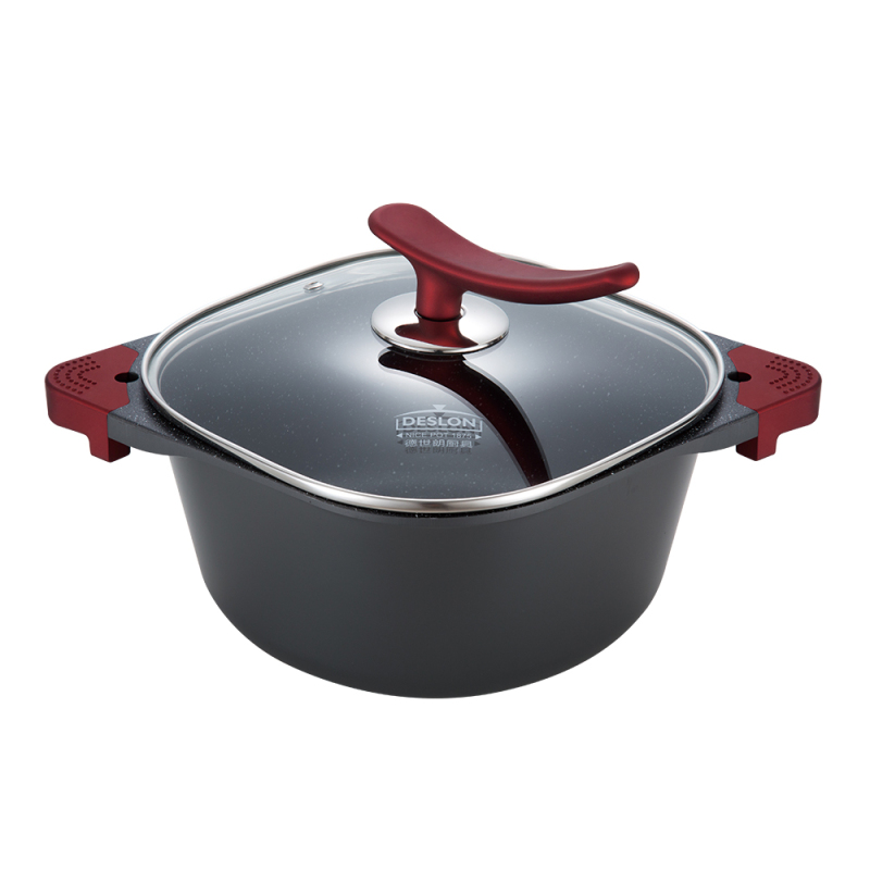 德世朗(DESLON) 锅具套装 DFS-TZ076A-欧堡多用套装A 汤锅24cm 炒锅32cm