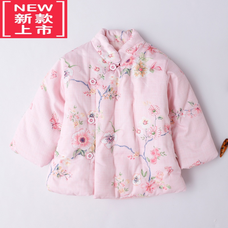 可莉允校服器小学生内胆宝宝手工棉衣花儿童冬季加厚棉袄婴幼棉服