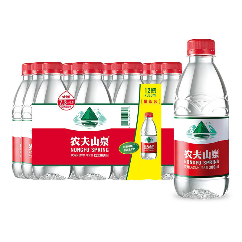 农夫山泉水量贩装380ml12