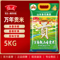 福花万年甄品香大米5KG 软糯可口贡米 南方大米10斤 鲁花出品 鲁花大米 丝苗米 当季新米