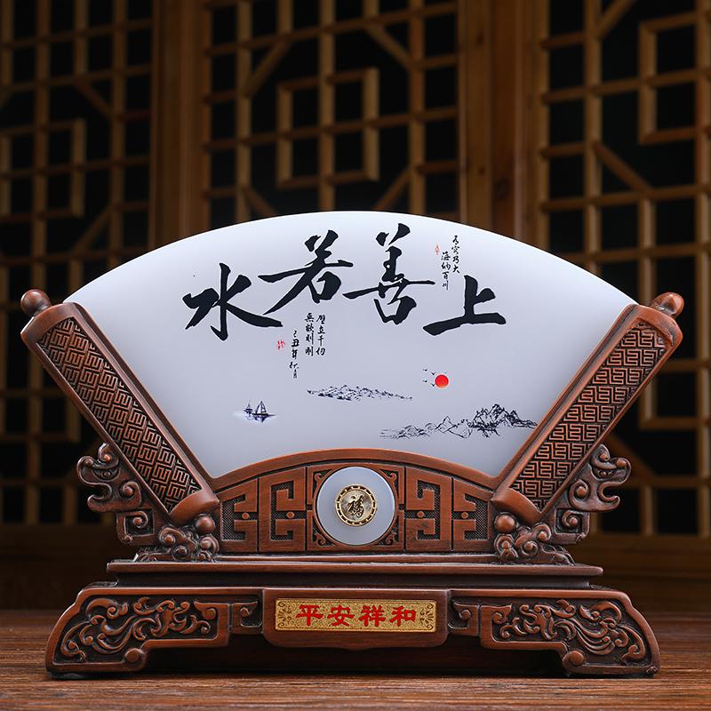 美帮汇书卷新中式摆件老板办公室桌面书房博古架装饰艺术摆设送领导礼品高清大图