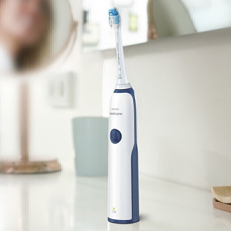 飞利浦(Philips)电动牙刷 HX3226-41柔美粉成人声波震动智能净白牙龈呵护情侣款牙刷高清大图