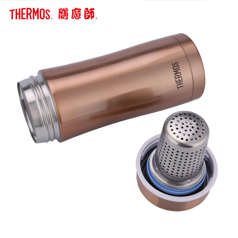膳魔師(THERMOS) 水杯茶杯杯子办公杯TCCG-400 保温杯保温杯男女400ML 304不锈钢