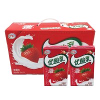 包邮 伊利优酸乳酸奶整箱学生成人早餐奶酸牛奶250ml*24盒原味