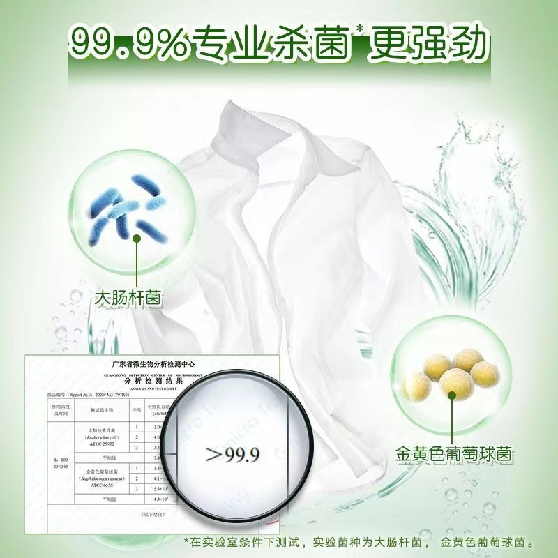 金纺衣物柔顺剂护理剂衣物护理剂草木清香400g*5包