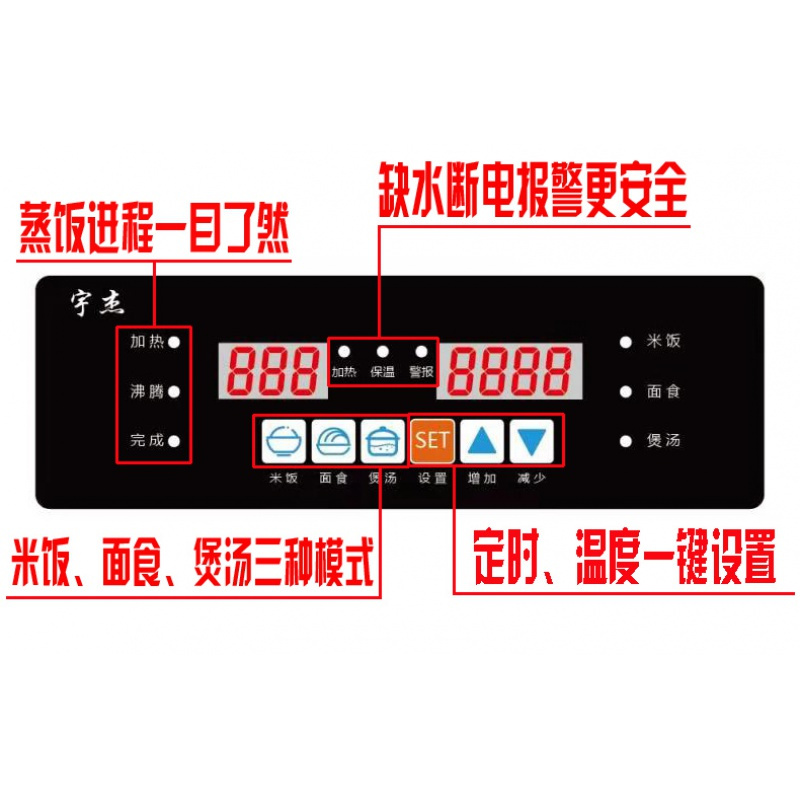 4盘6盘220/380V蒸箱商用蒸饭柜小型家用蒸饭机全自动蒸饭车箱 小6层智能定时温控(机械款)