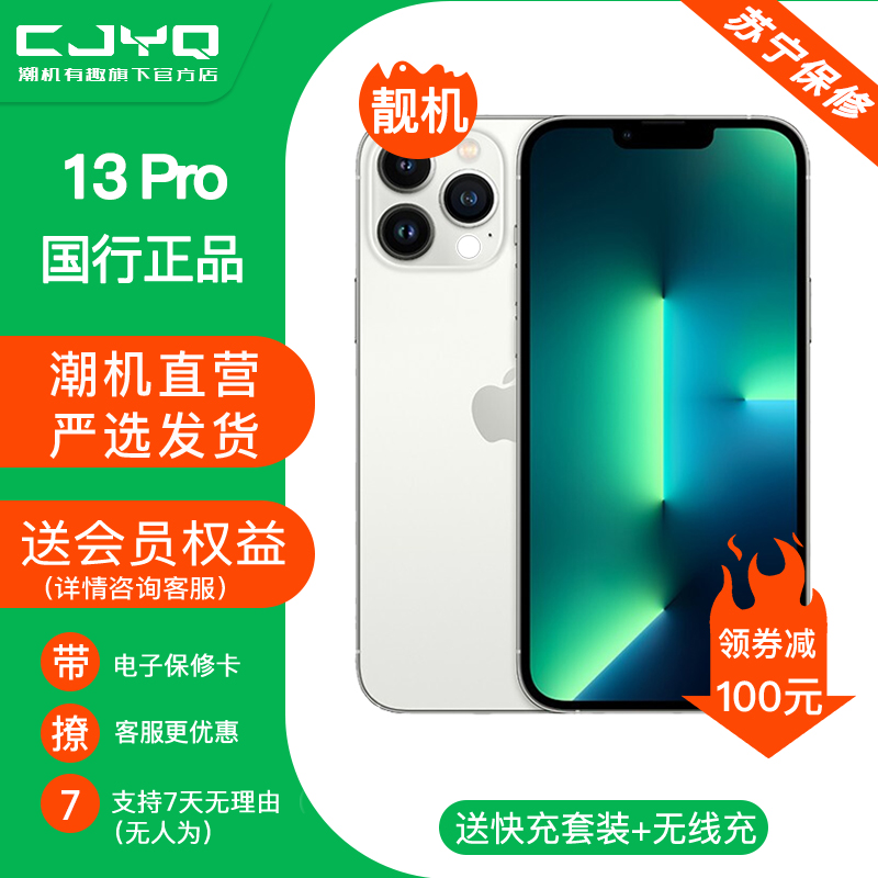 【二手95新】Apple iPhone13 Pro 银色 128GB 苹果13 白色 国行全网通