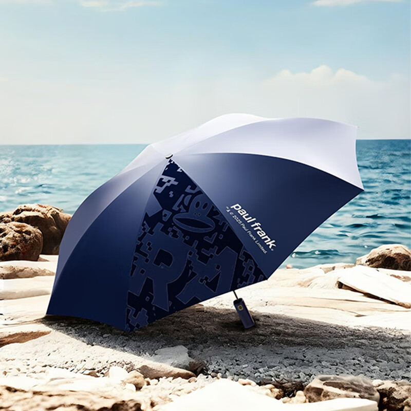 大嘴猴(Paul Frank)自动雨伞PFU205一键开合单手秒操作遮阳伞太阳伞晴雨两用伞防晒防外线紫高清大图