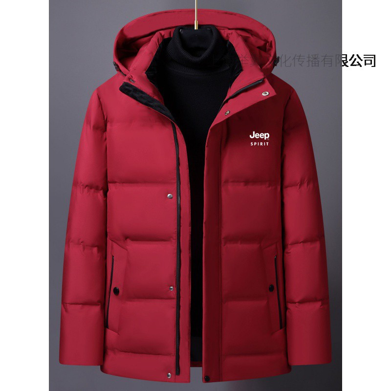 JEEP SPIRIT吉普新款男士保暖羽绒服加厚男装外套潮款上装