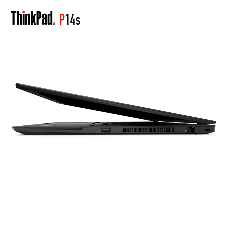 联想ThinkPad P14S (3ACD) 2020款 14英寸 高性能 轻薄本笔记本电脑 i7-10510U/16G/1TSSD/P520 2G独显/4K屏/背光键盘/指纹/黑