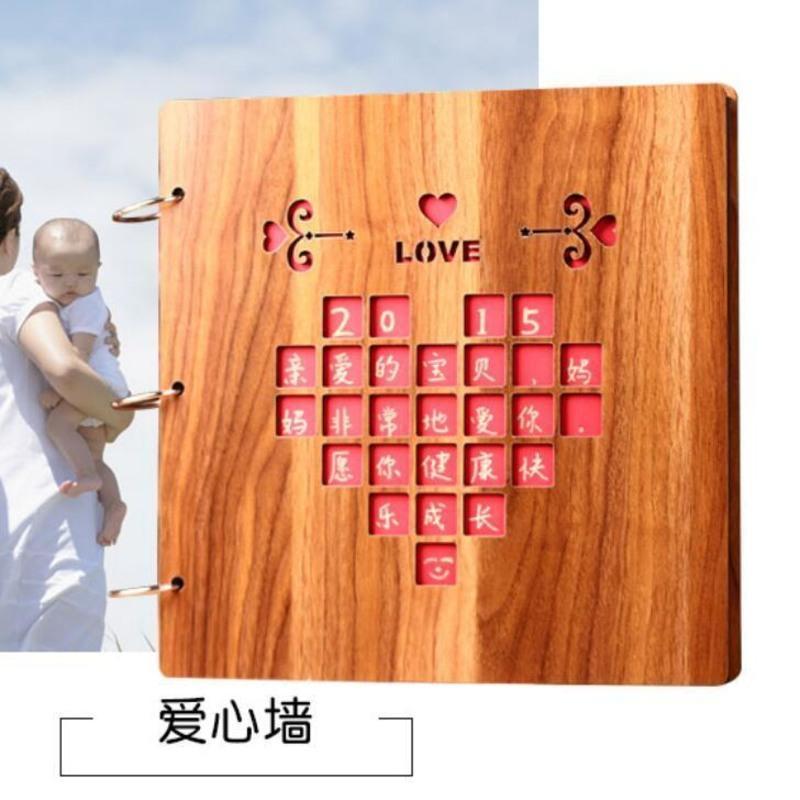 图书>保健/养生>女性/儿童>图书其它>木质16寸diy相册本手工制作粘贴