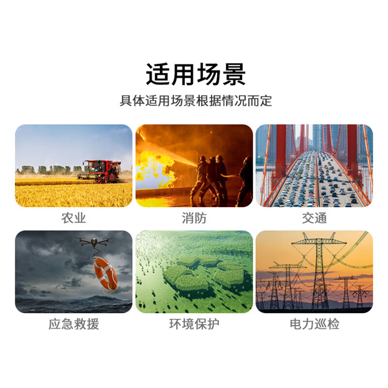 SOZYIN 数智元 六旋翼无人机 可负载13kg 大载重长续航飞行器 应急救援航线规划 巡检测绘高清大图