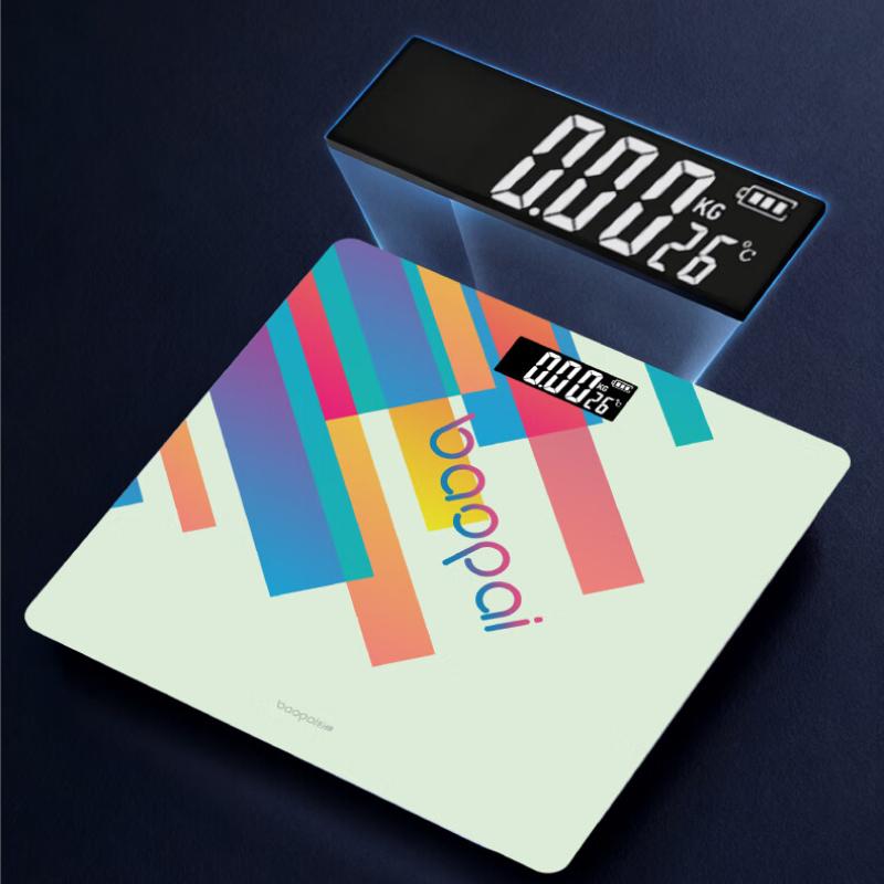豹牌 自动感应人体体重秤智能体脂秤 BP-W10高清大图