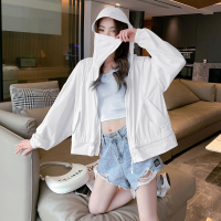 [8.5折价118.9元叠加优惠券]唐狮防晒衣女夏季新款带帽檐防晒服轻薄透气长袖罩衫外套潮
