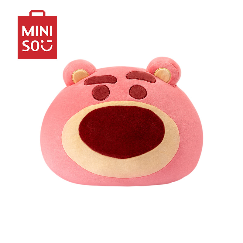 新品热卖名创优品miniso玩具总动员系列抱枕创意玩偶草莓熊