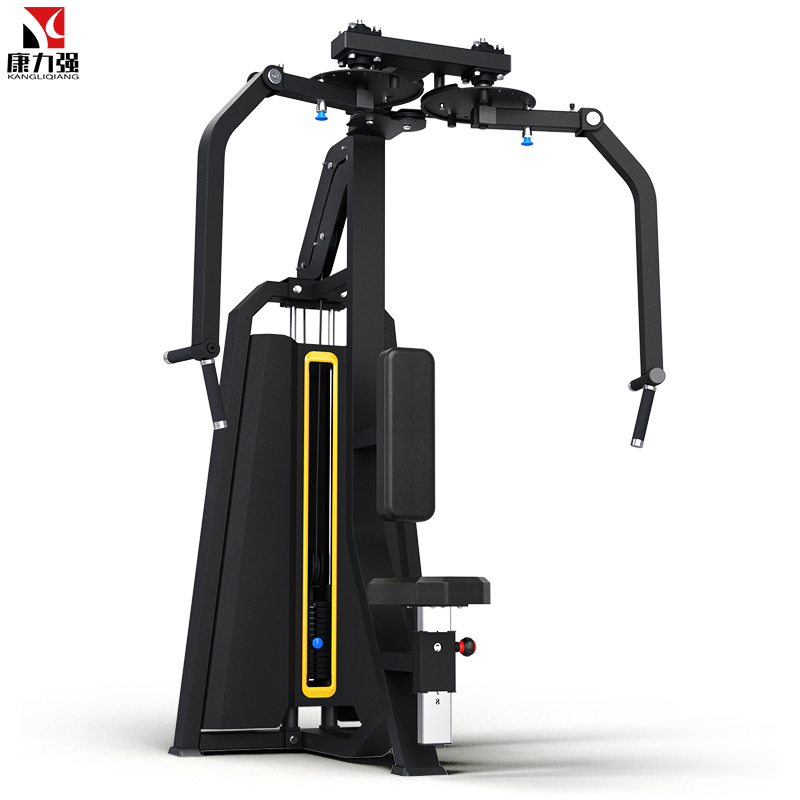 康力强KLQ1002商用坐式高位蝴蝶机直臂夹胸夹背反飞鸟力量器械高清大图