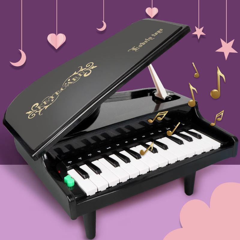 仿真音乐小钢琴送电池儿童迷你钢琴可弹奏婴儿电子琴玩具音乐琴键女孩