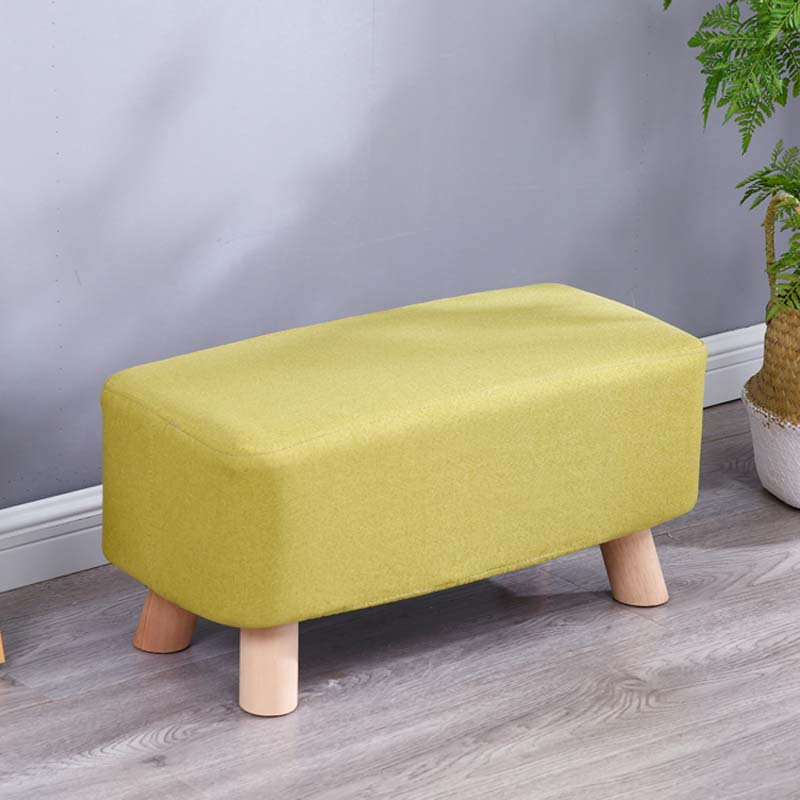 符象沙发凳子实木长方形换鞋凳矮凳布艺长条凳厅凳搁脚凳床尾沙发凳