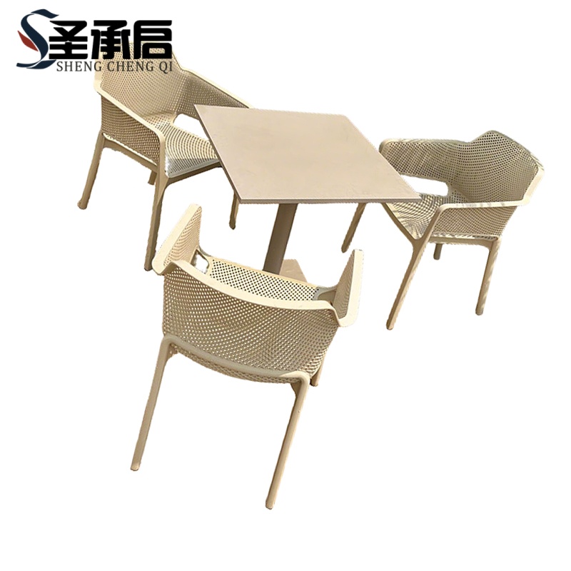 圣承启 外摆餐桌 70cm+3椅 套高清大图