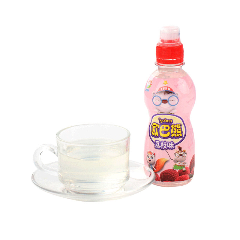 马来西亚进口 九日欧巴熊荔枝果汁饮料250ml*24瓶整箱饮料