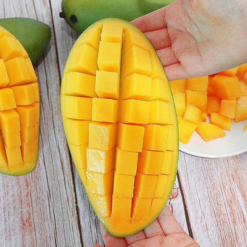 [苏鲜生]正宗越南玉芒 净重2.8斤 单果200g+ 青皮特级大芒果金煌芒爆甜新鲜应季水果高清大图