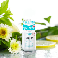 Shiseido资生堂 UNO吾诺男士三合一润肤乳 (过敏型)160 ml 多效控油调理 保湿补水 爽肤水