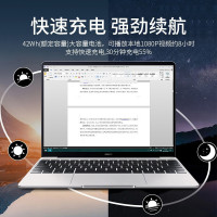 华为MateBook 13 2020款 13.0英寸轻薄触控笔记本电脑 i7-10510U MX250独显16GB+512GB 皓月银 Windows10 便携轻薄本