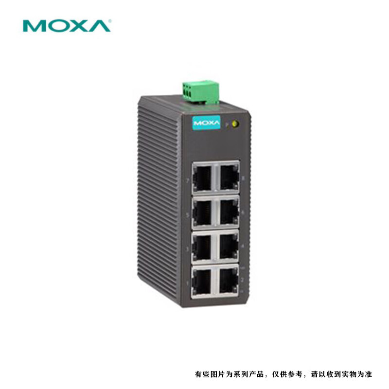 摩莎MOXA 8 端口入门级非网管型以太网交换机 EDS-208 单位:个