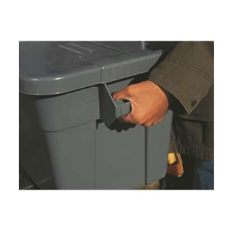 乐柏美 Rubbermaid BRUTE大型搬运箱(连盖)灰色75.7L高清大图